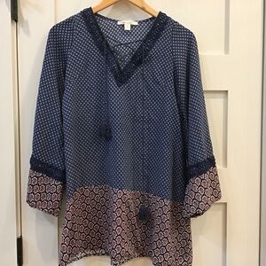 🌸 Miami Boho Tunic Top | Size M 🌸